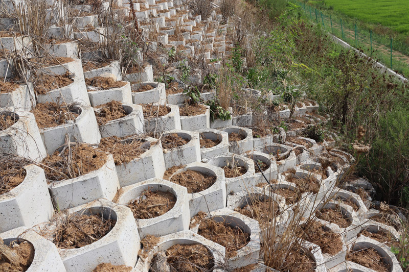 坡改平生態(tài)護坡磚